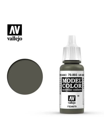 Vallejo Model Color 70893 US Dark Green Acrylic Paint
