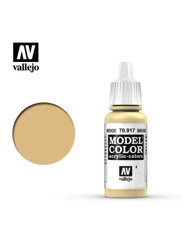 Vallejo Model Color 70917 Beige Acrylic Paint