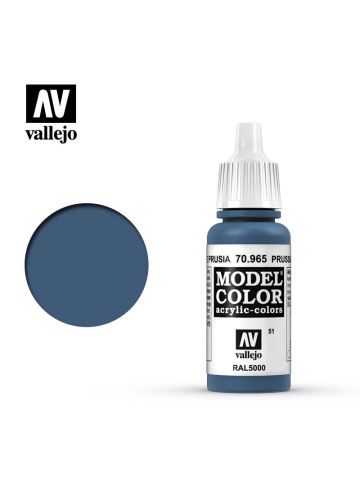 Vallejo Model Color 70965 Prussian Blue Acrylic Paint