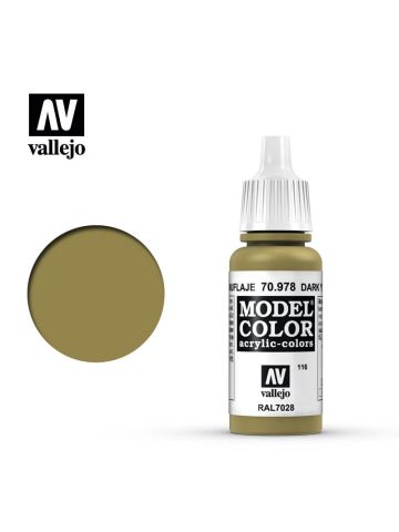 Vallejo Model Color 70978 Dark Yellow Acrylic Paint