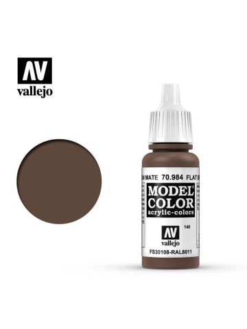 Vallejo Model Color 70984 Flat Brown Acrylic Paint