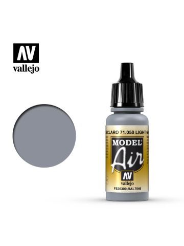 Vallejo Model Air 71050 Light Grey Acrylic Paint