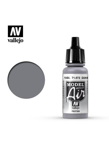 Vallejo Model Air 71072 Gunmetal Acrylic Paint
