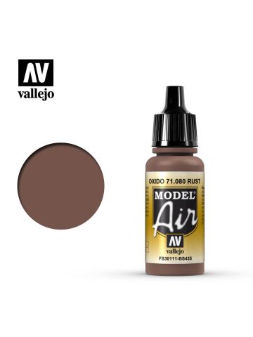 Vallejo Model Air 71080 Rust Acrylic Paint