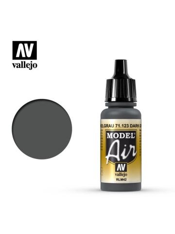 Vallejo Model Air 71123 Dark Gray RLM42 Acrylic Paint
