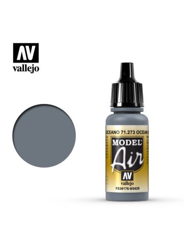 Vallejo Model Air 71273 Ocean Gray Acrylic Paint