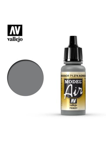 Vallejo Model Air 71274 Aggressor Gray Acrylic Paint