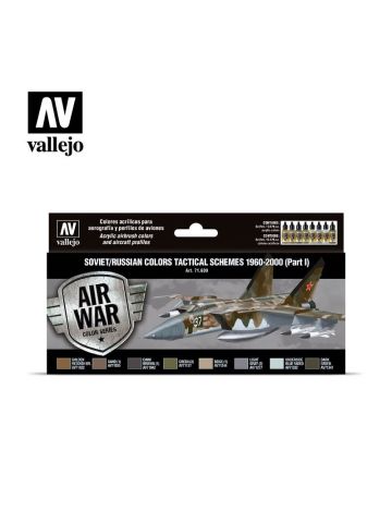 Vallejo 71609 Soviet/Russian Aircraft 1960-2000 Set of 8 Model Air Paints