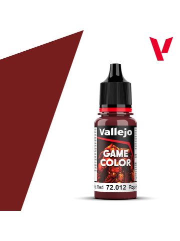 Vallejo Game Color 72012 Scarlet Red Acrylic Paint