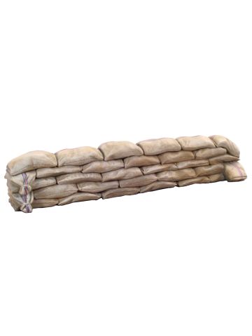 William Britain 51002 Zulu War Mealie Bag Wall Sections Straight 2 Pieces