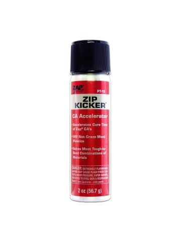 Zap-a-Gap 15 Zip Kicker Super (Cyanoacrylate) Glue Accelerator 2 oz Aerosol