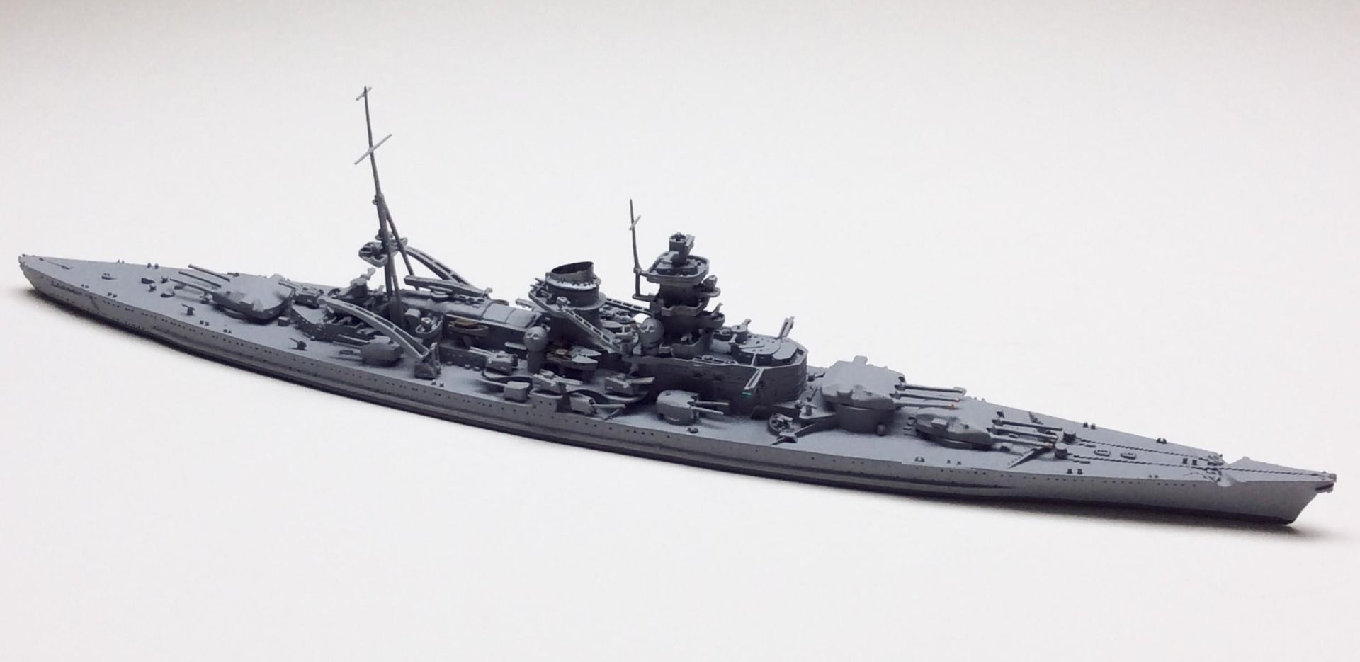 Neptun 1003 German Battleship Scharnhorst 1940 1/1250 Scale Model Ship