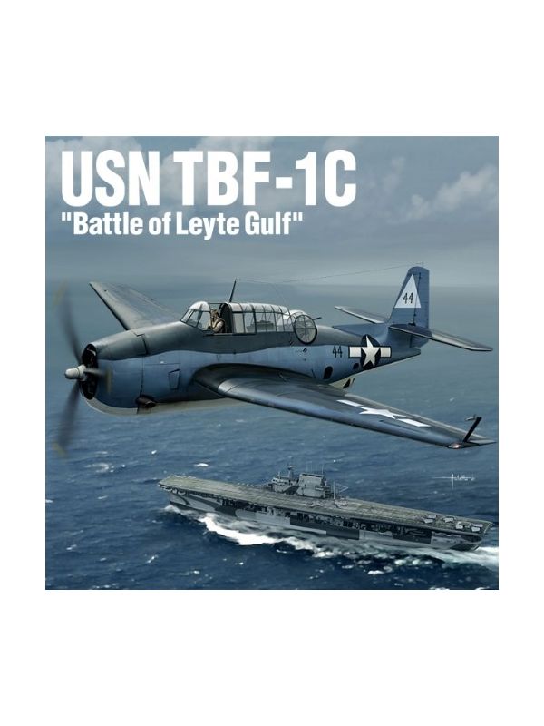 Academy #12340 1/48 USN TBF-1C Battle of Leyte Gulf Plastic