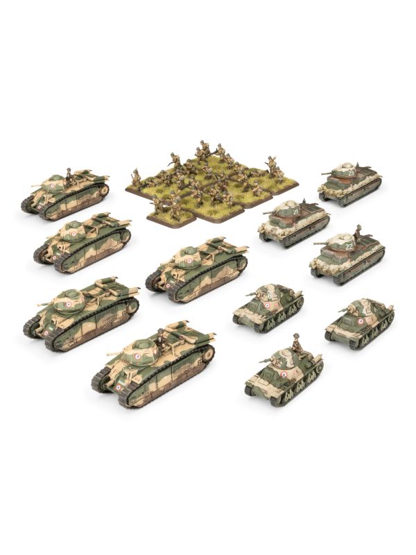Flames of War FRAB03 French Char B1 bis Combat Company Plastic Gaming Miniatures