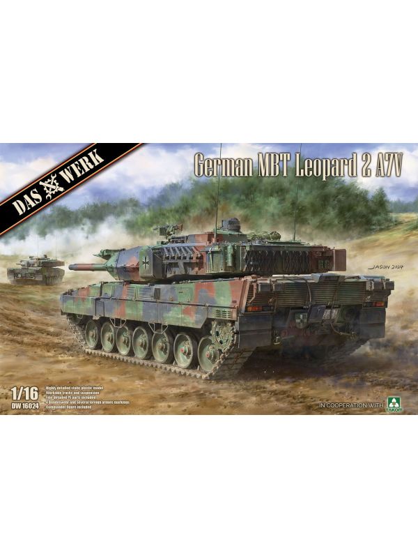 Das Werk Leopard 2 A7V 1/16 Scale Model Kit