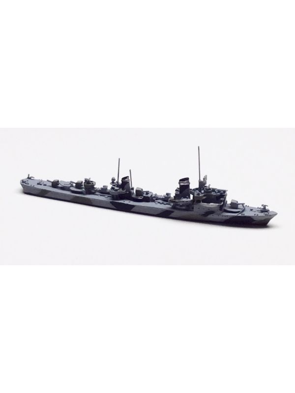 Modellino Nave Neptun T1061, Cacciatorpediniere Tedesco Z32 Mimetica 1943, Scala 1/1250