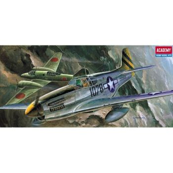 Academy 12441 P-51C Mustang 'Nose Art' 1/72 Scale Plastic Model Kit