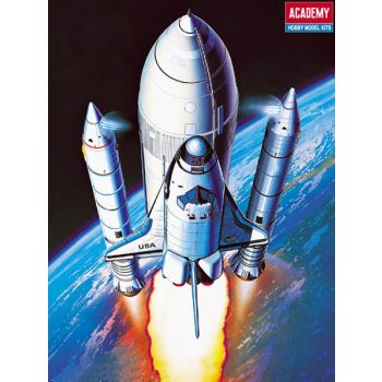Academy 12707 Space Shuttle With Booster 1/288 Scale Plastic Model Kit