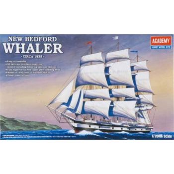 Academy 14204 'New Bedford Whaler' Whaling Ship 1/200 Scale Plastic Model Kit