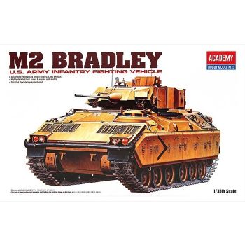 Academy 13237 M2 Bradley Infantry Fighting Vehicle 1/35 Scale Plastic Model Kit