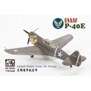 AFV Club AR144S04 USAAF Curtiss P-40E 1/144 Scale Plastic Model Kit
