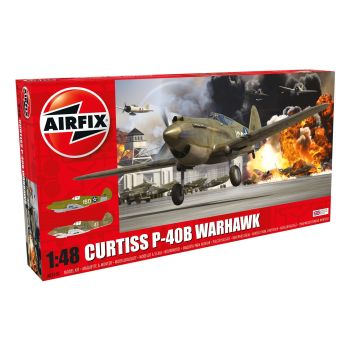 Airfix 05130 Curtiss P-40B Warhawk 1/48 Scale Plastic Model Kit