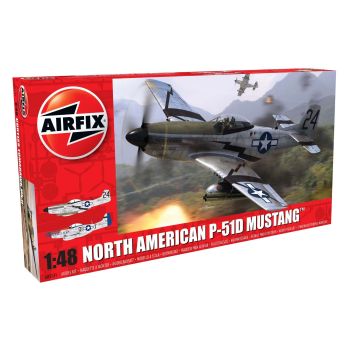 Airfix 05131 North American P-51D Mustang 1/48 Scale Plastic Model Kit