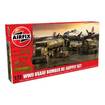 Airfix 06304 USAAF 8th Air Force Bomber Resupply 1/72 Scale Plastic Model Kit