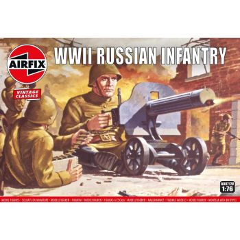 Airfix A00717V WWII Russian Infantry 1/76 Scale Plastic Model Figures