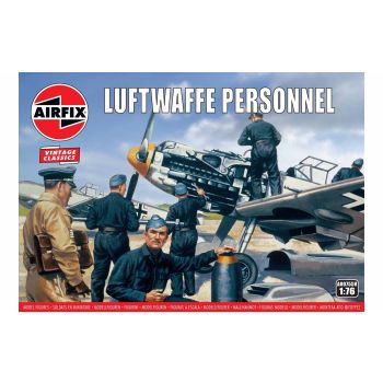 Airfix 00755V Luftwaffe Personnel 1/76 Scale Plastic Model Figures
