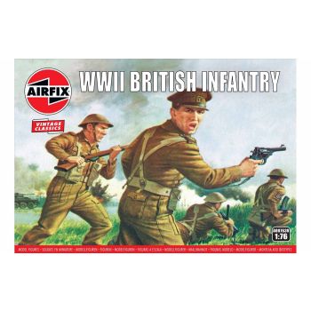 Airfix 00763V WWII British Infantry 1/76 Scale Plastic Model Figures