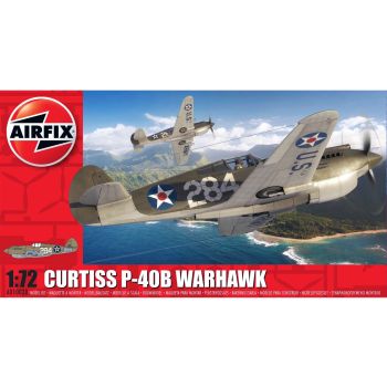 Airfix 01003B Curtiss P-40 Tomahawk 1/72 Scale Plastic Model Kit