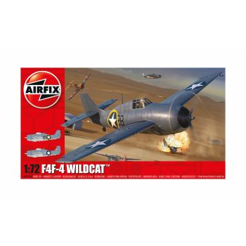 Airfix A02070A Grumman F4F-4 Wildcat 1/72 Scale Plastic Model Kit