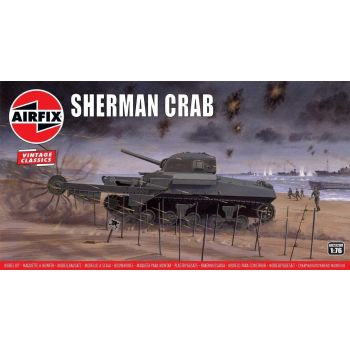 Airfix 02320V WWII British Sherman 'Crab' 1/76 Scale Plastic Model Kit