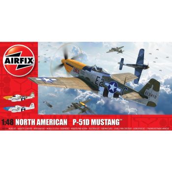 Airfix 05138 North American P-51D Mustang 1/48 Scale Plastic Model Kit