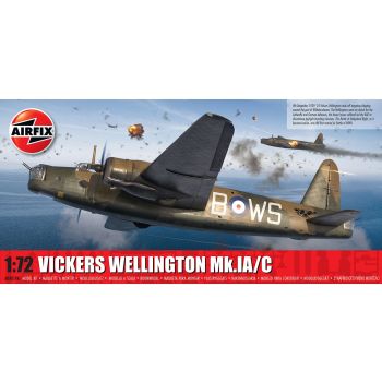 Airfix A08019A Vickers Wellington Mk. IA/C 1/72 Scale Plastic Model Kit