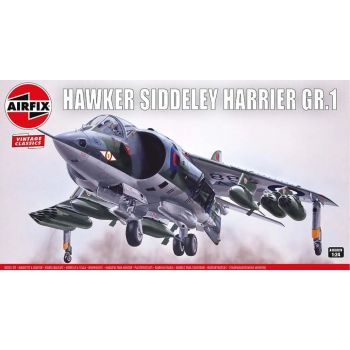 Airfix A18001V Hawker Siddeley Harrier GR.1 1/24 Scale Plastic Model Kit