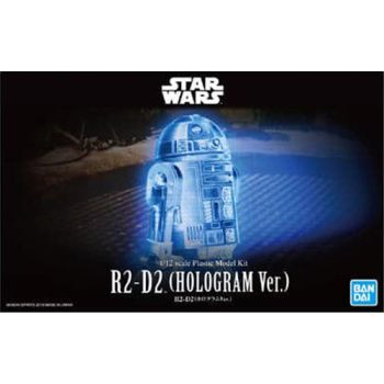 Bandai 2494875 Star Wars R2-D2 Hologram Version 1/12 Scale Plastic Model Kit