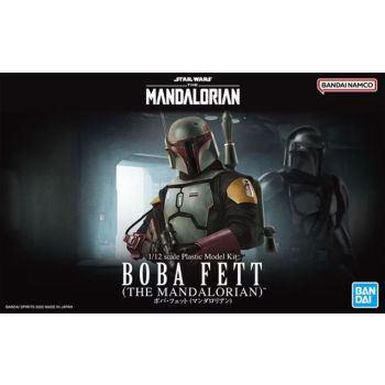 Bandai 2607743 Star Wars Boba Fett 'The Mandalorian' Version 1/12 Scale Model Kit