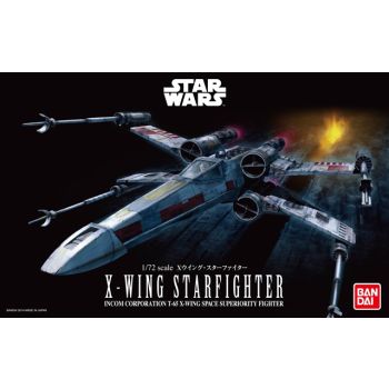 Bandai 2378837 Star Wars X-Wing Starfighter 1/72 Scale Plastic Model Kit