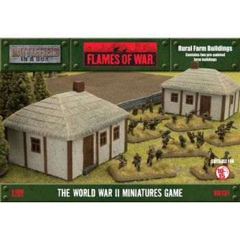 Battlefront BB137 Rural Farm Buildings 1/100 Scale for Gaming