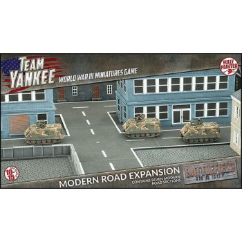 Battlefront BB189 Modern Roads Expansion (7 Roads) for use with Gaming Miniatures