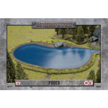 Battlefront BB562 Pools (2) Terrain For Use With Gaming Miniatures
