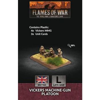 Flames of War BR728 Vickers MMG Platoon Gaming Miniatures