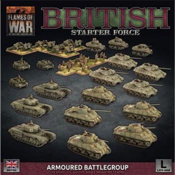 Flames of War BRAB12 British Late War Armoured Battlegroup Gaming Miniatures