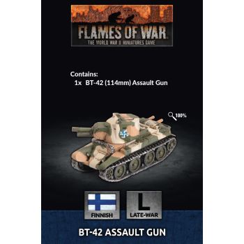 Flames of War FI010 Late War Finnish BT-42 Assault Gun Gaming Miniatures