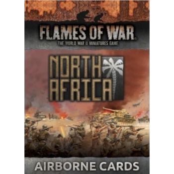 Flames of War FW256ACB North Africa Airborne Unit and Command Cards