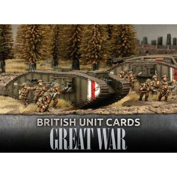 Great War GBR901 British Unit Cards (72 Cards)