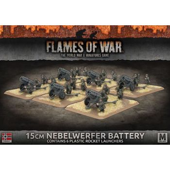 Flames of War GBX118 15 cm Nebelwerfer Mid-War (6 Launchers) Gaming Miniatures