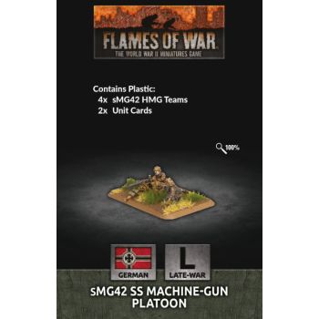 Flames of War GE797 sMG42 SS Machine Gun Platoon Gaming Miniatures